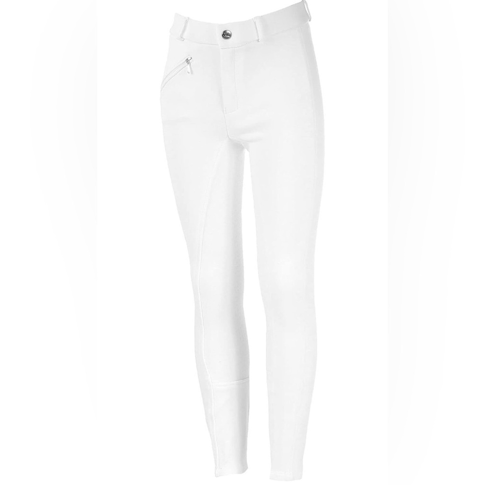 HORZE Active Kids' Unisex Silicone Grip Full Seat Horseback Riding Show Breeches